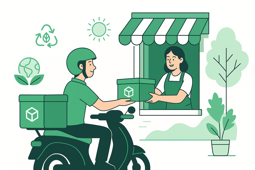 Delivery & Pickup Illustration